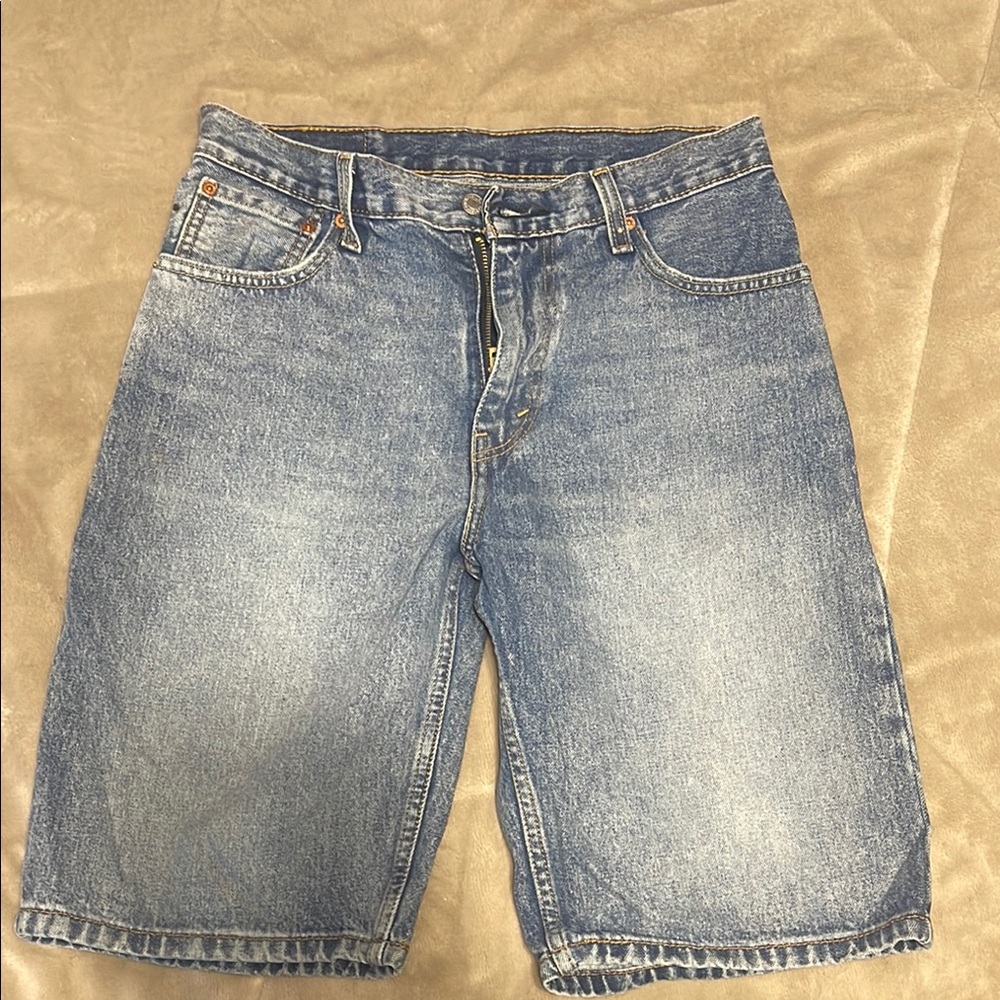 Men's Blue Denim Shorts